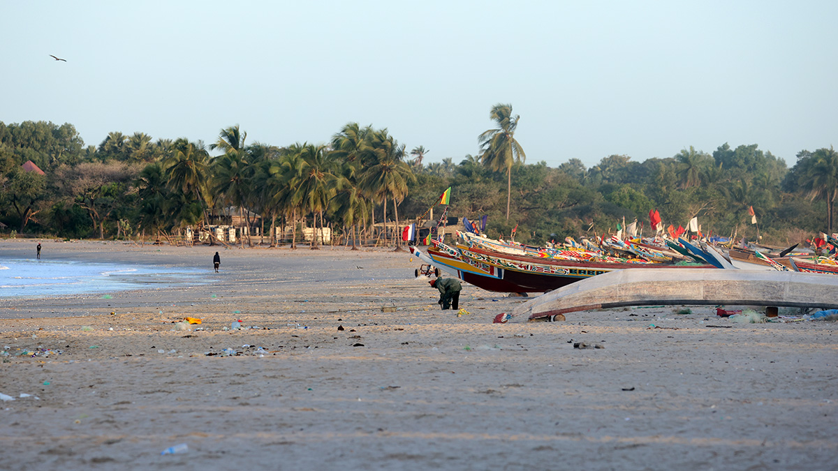 Fishermans boats in Sanyang